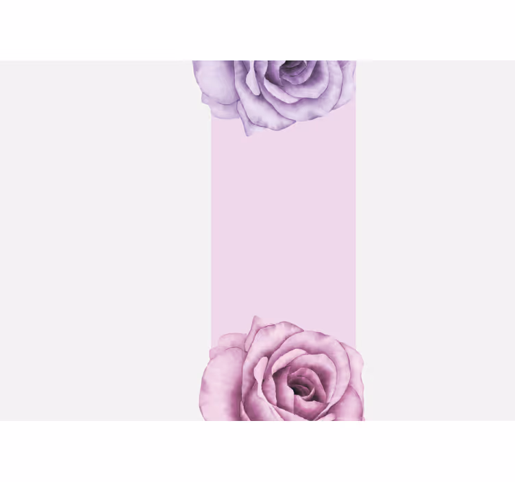 Fototapet mariaj cu flori mov elegante - TenStickers
