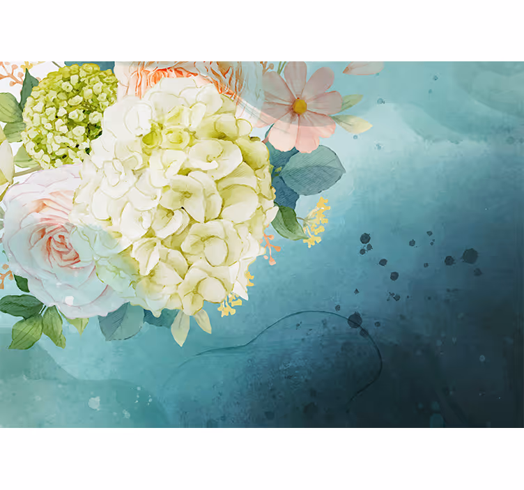 Fototapet cu flori aranjament floral - TenStickers