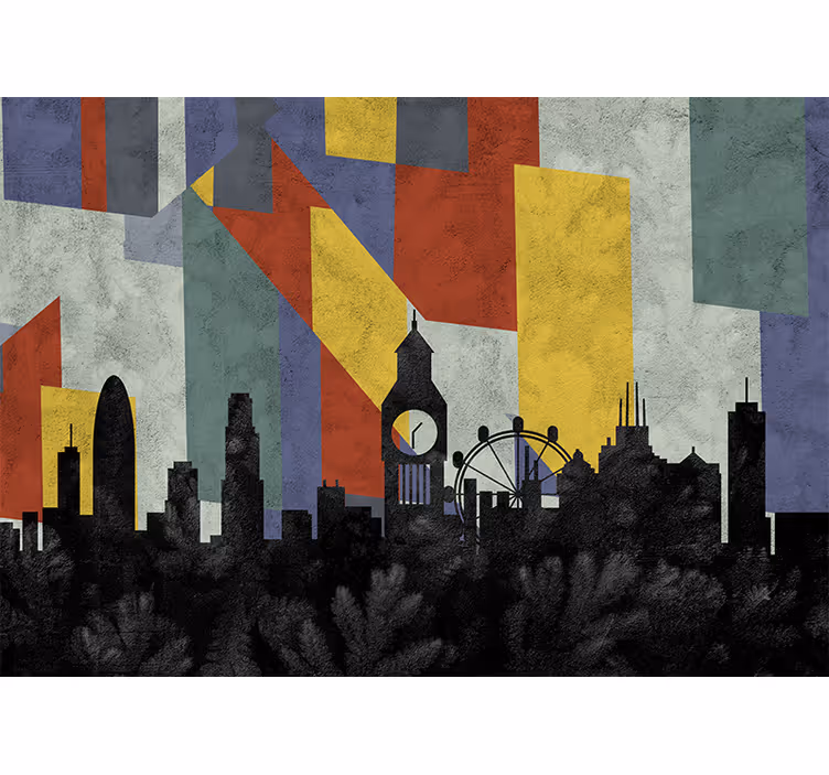Fototapet Londra orizontul iconic - TenStickers