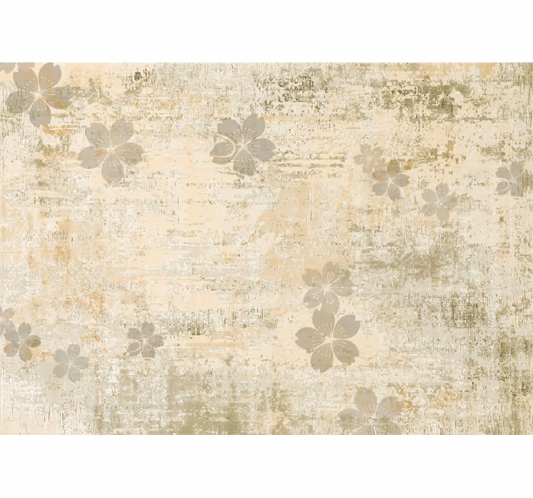 Fototapet camera de zi modele florale delicate - TenStickers