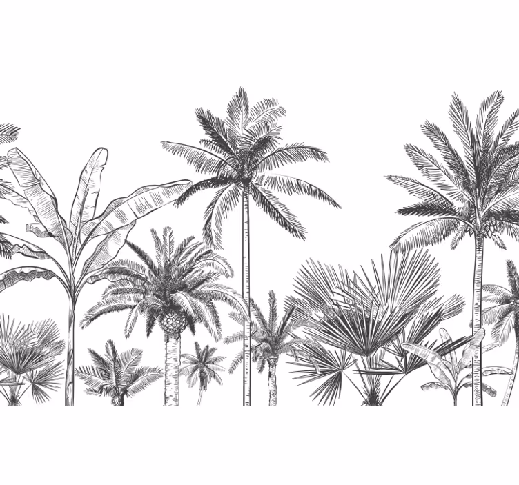 Fotomural panoramic muralul junglei - TenStickers