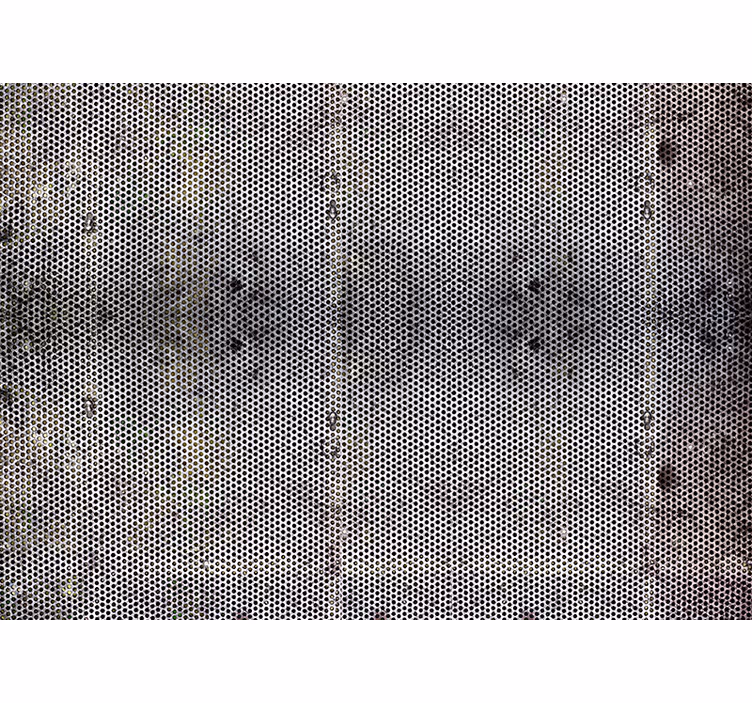 Picturi murale de textură și model metal perforat - TenStickers
