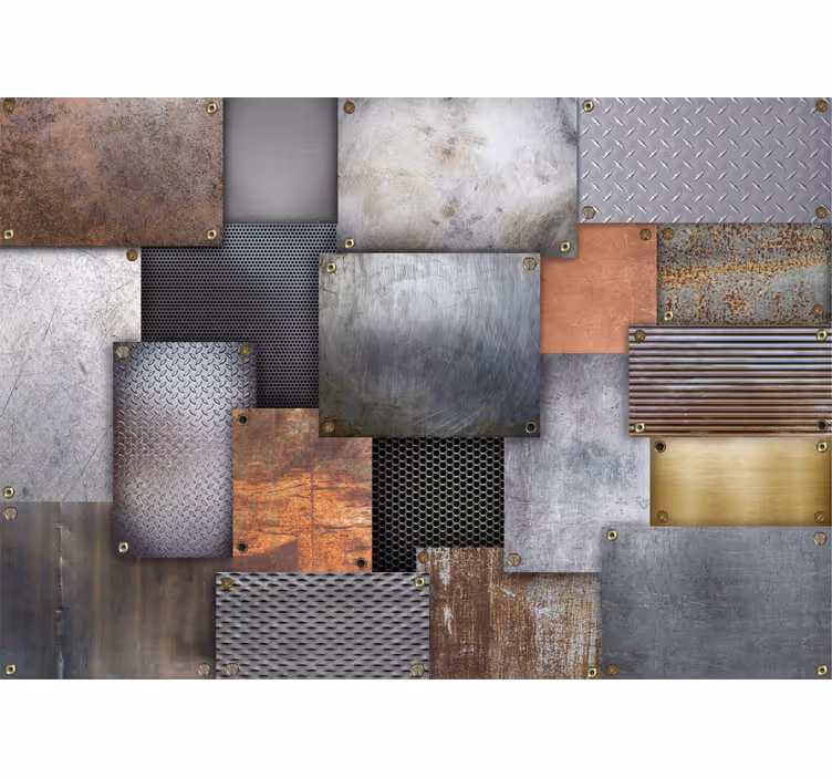 Fototapet baie oțel industrial - TenStickers