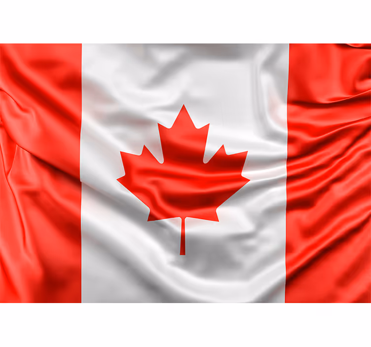 Fotomuraluri cu alte orașe și țări steag canadian - TenStickers