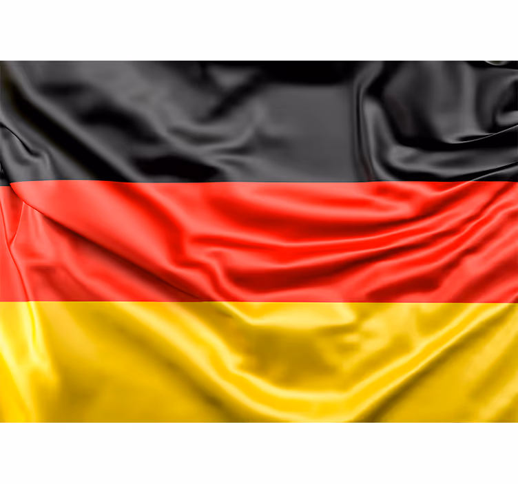Fotomuraluri cu alte orașe și țări steagul german - TenStickers