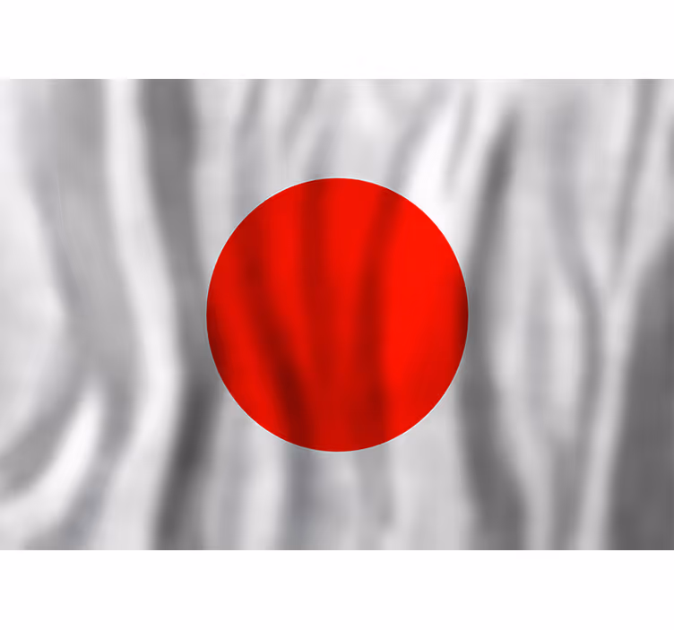 Fotomuraluri cu alte orașe și țări steag japonez - TenStickers