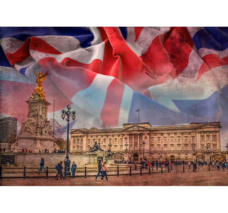 Fototapet Londra buckingham abstract - TenStickers