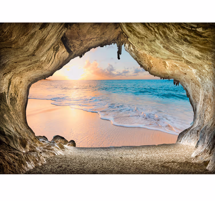 Fototapet 3D Vedere 3d la ocean - TenStickers