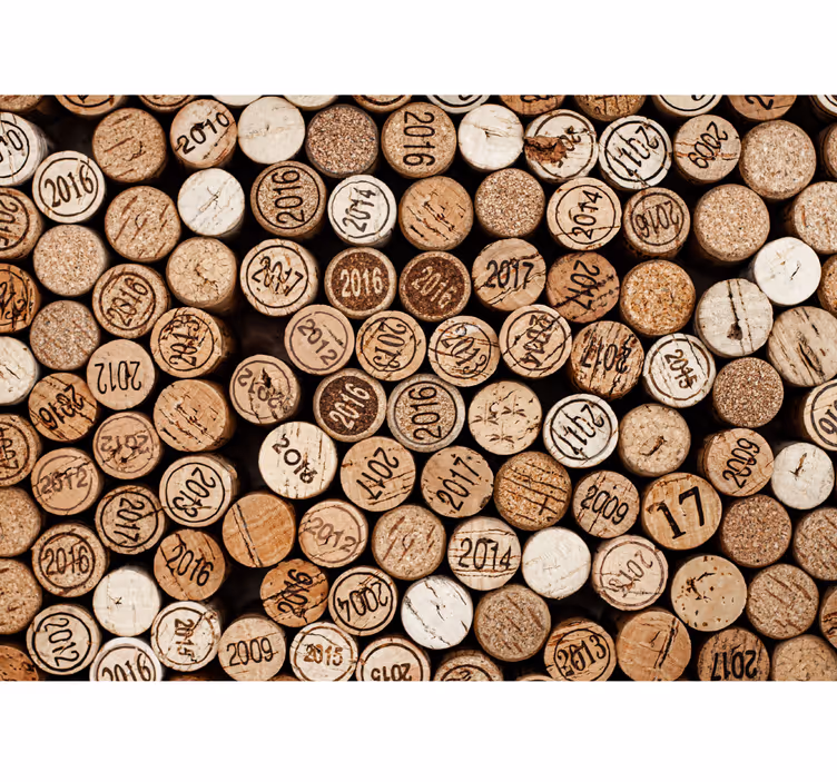 fototapetbucătărie diferite dopuri de vin - TenStickers