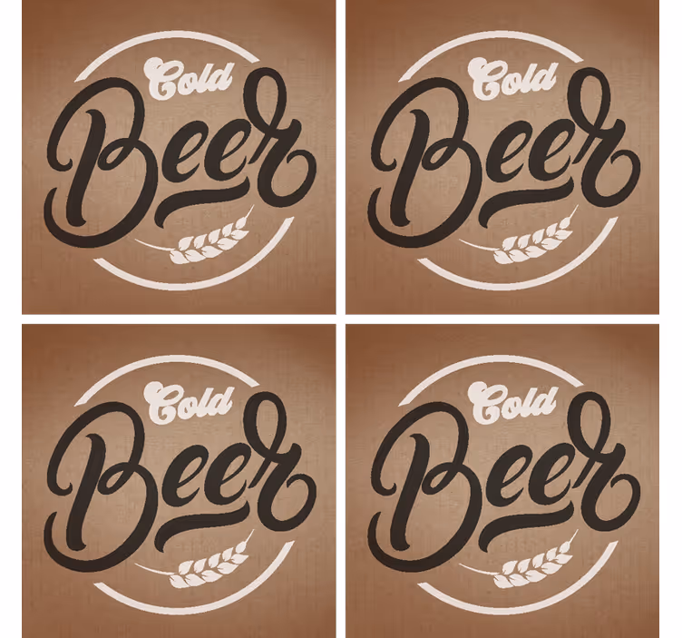 Covor de bere coaster rece de bere - TenStickers