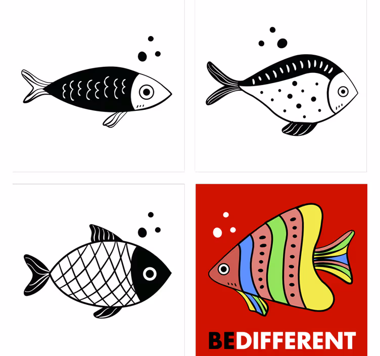 Uimitoare coșuri de text contraflux - TenStickers