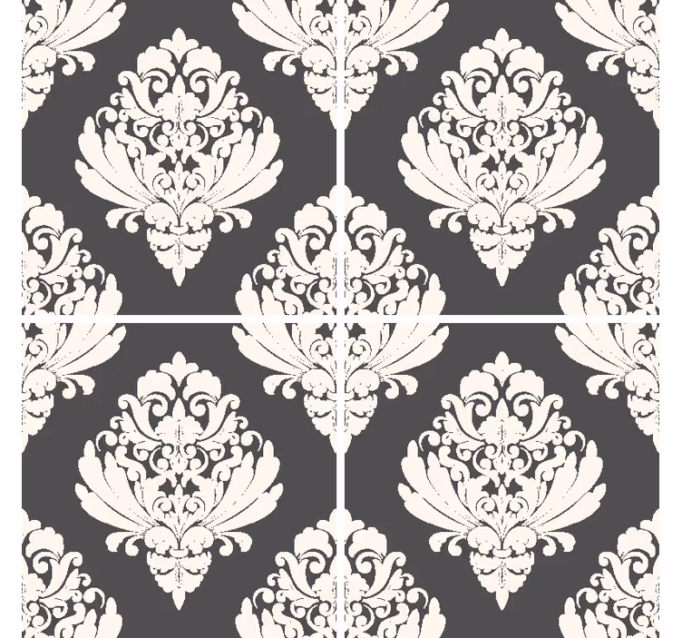 Coaster floral de băuturi de buchet - TenStickers