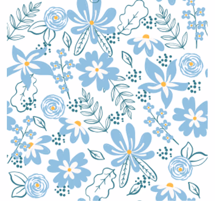 Suporturi pahare cu model floral botanic - TenStickers