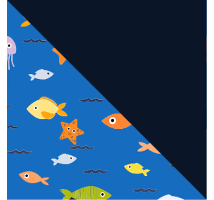 Suporturi pahare moderne peisaj subacvatic colorat - TenStickers