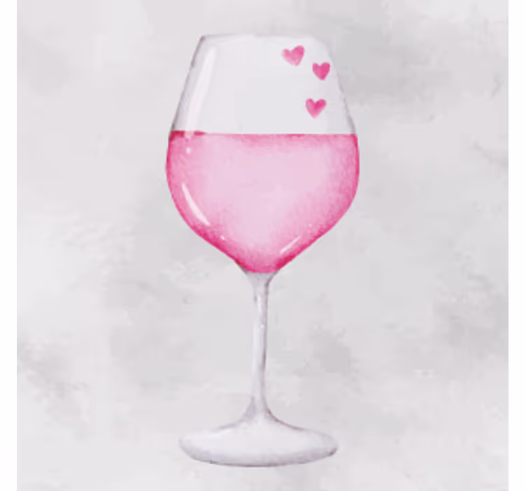 Pahare de vin coaster modern - TenStickers