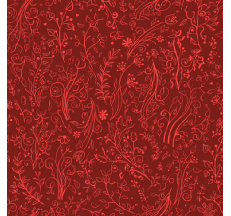 Suporturi pahare fundal cu model floral - TenStickers