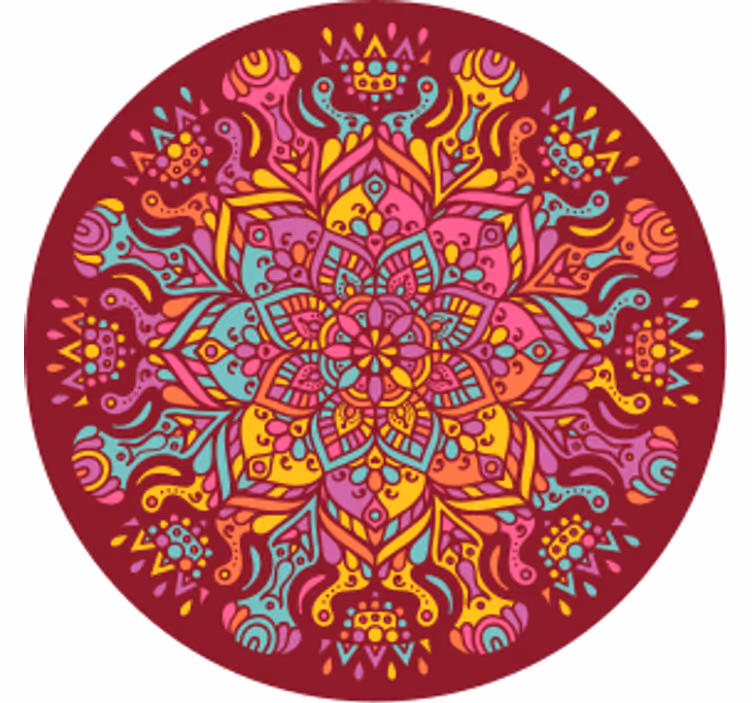 Suporturi pahare geeks cu imprimeu botanic vibrant - TenStickers