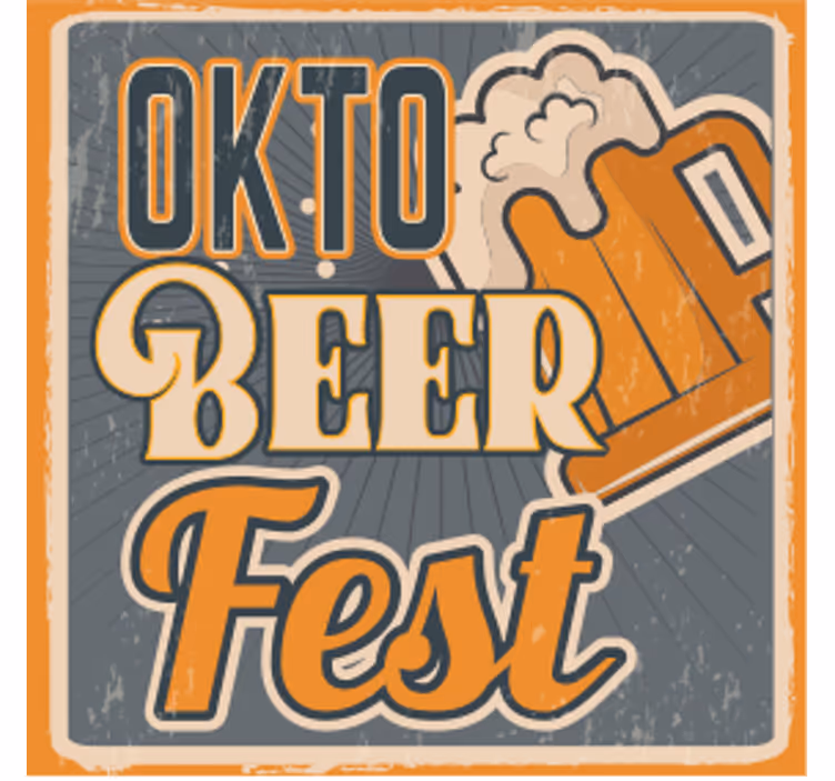 Suporturi pahare de bere pentru sărbătoarea oktoberfest - TenStickers