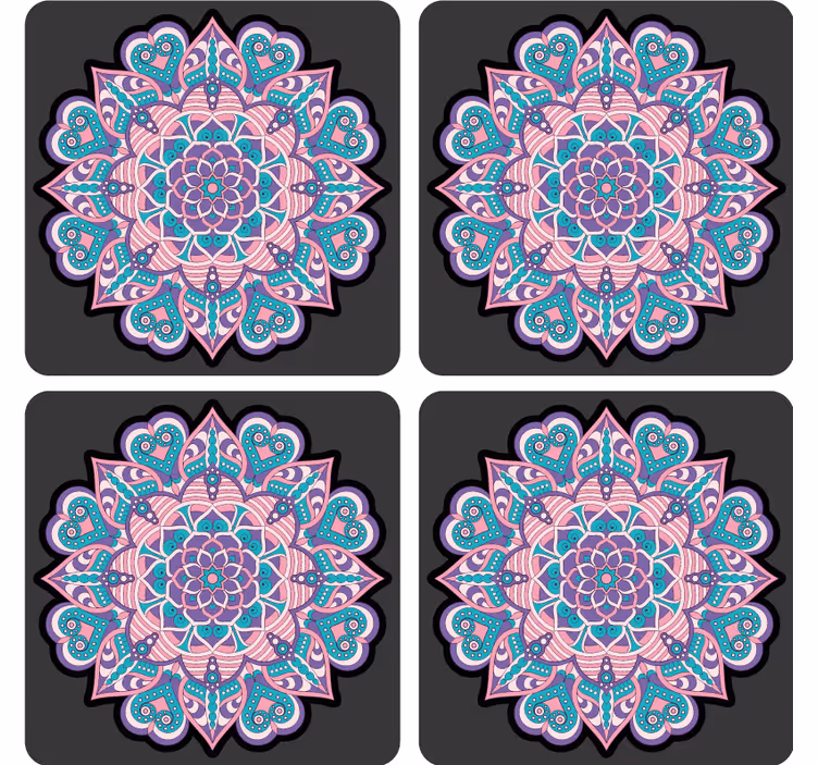 Boho mandala țiglă - TenStickers