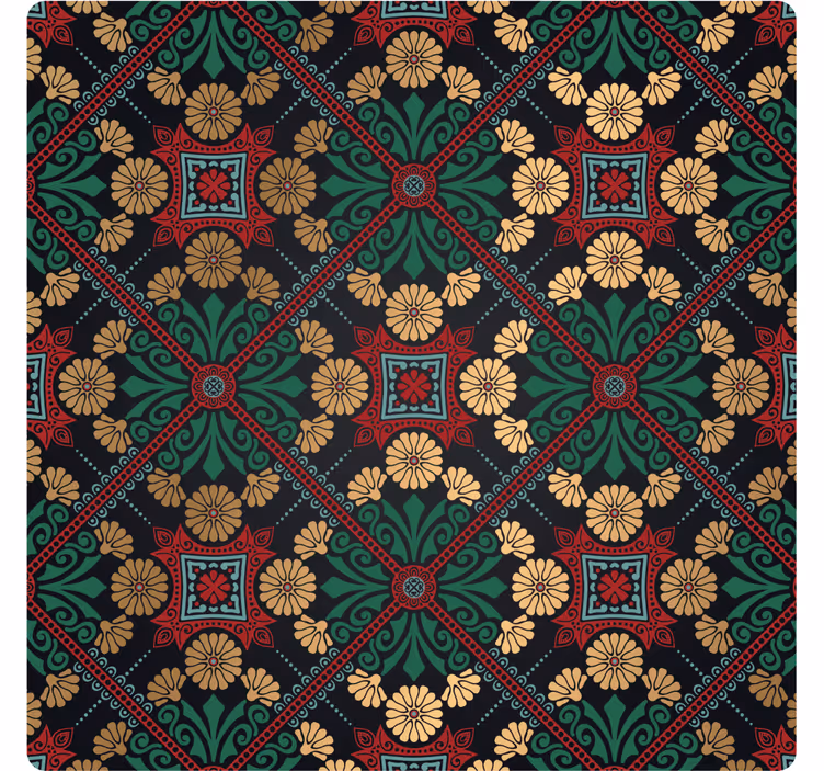 Suporturi pahare cu model floral decorativ - TenStickers