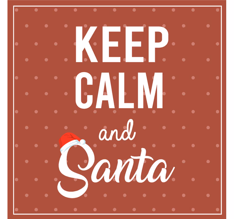 Suporturi pahare de crăciun cu design citate festive - TenStickers