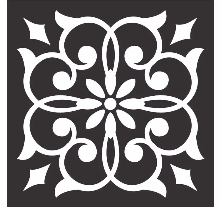 Suporturi pahare cu motiv botanic elaborat - TenStickers