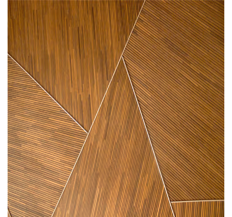 Suporturi pahare cu model geometric din lemn - TenStickers