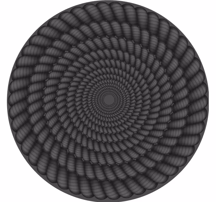 Suporturi pahare rotunde cu model spiralat - TenStickers