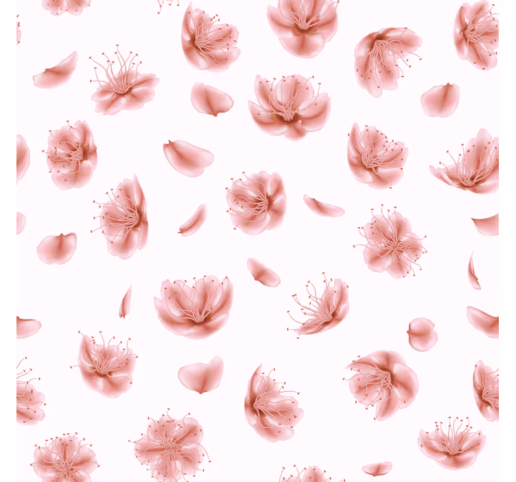 Suporturi pahare moderne cu model floral înflorit - TenStickers