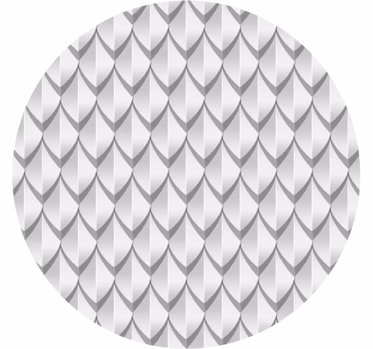 Coaster cu textură circulară de model de dragon gri - TenStickers