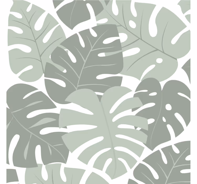 Suporturi pahare cu modele de monstera verde - TenStickers