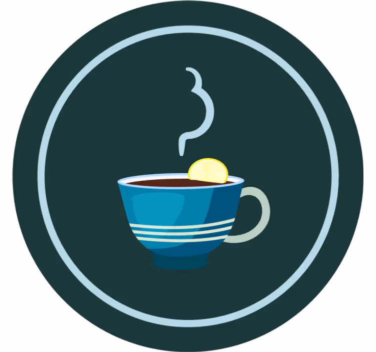 Suporturi pahare moderne pentru ceai stylish - TenStickers