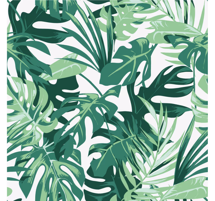 Suporturi pahare inspirație frunze tropicale - TenStickers