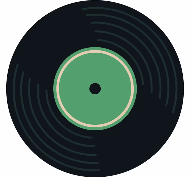 Set disco pentru fiecare set de coaster vintage - TenStickers