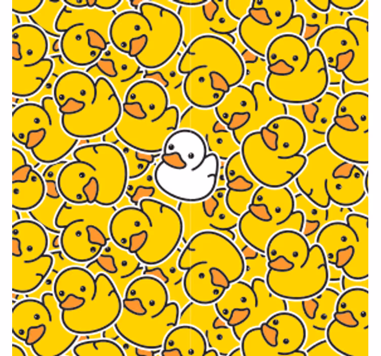 Suporturi pahare geeks model rațe de cauciuc jucăușe - TenStickers