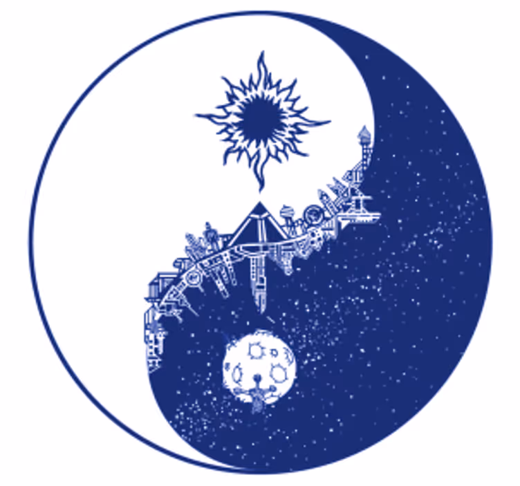 Suporturi pahare de bere peisaj cosmic celestial - TenStickers