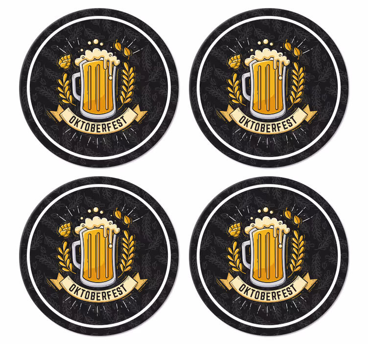 Berărie oktoberfest beră covorase - TenStickers