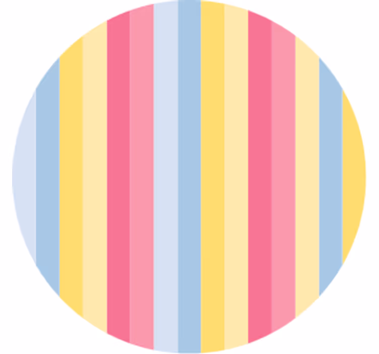 Suporturi pahare cu model colorat în dungi - TenStickers
