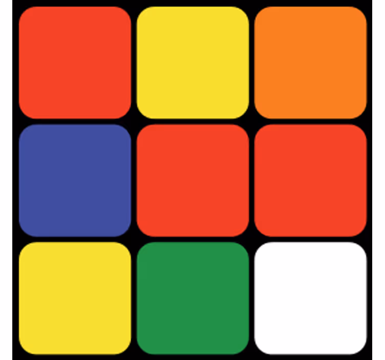 Suporturi pahare geeks aranjament pătrățos colorat - TenStickers