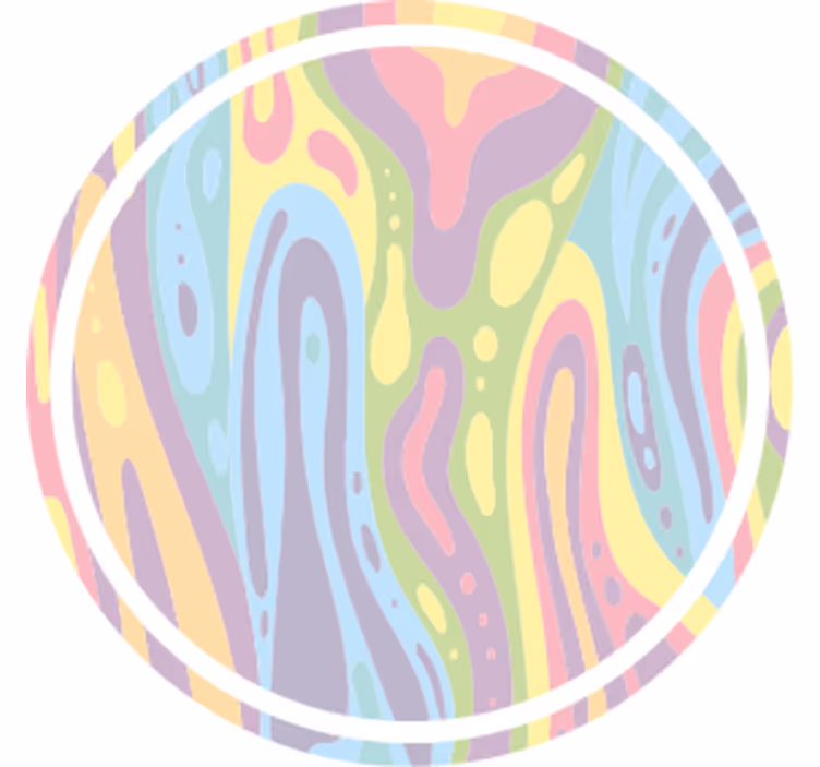 Suporturi pahare cu model pastelat ondulat - TenStickers