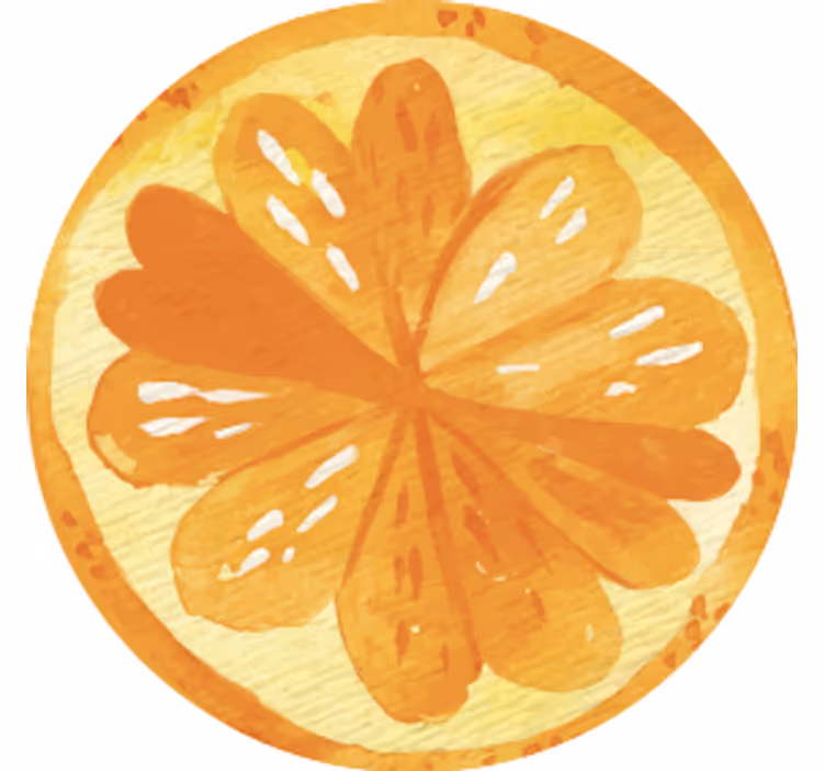 Suporturi pahare concepte felii de citrice - TenStickers