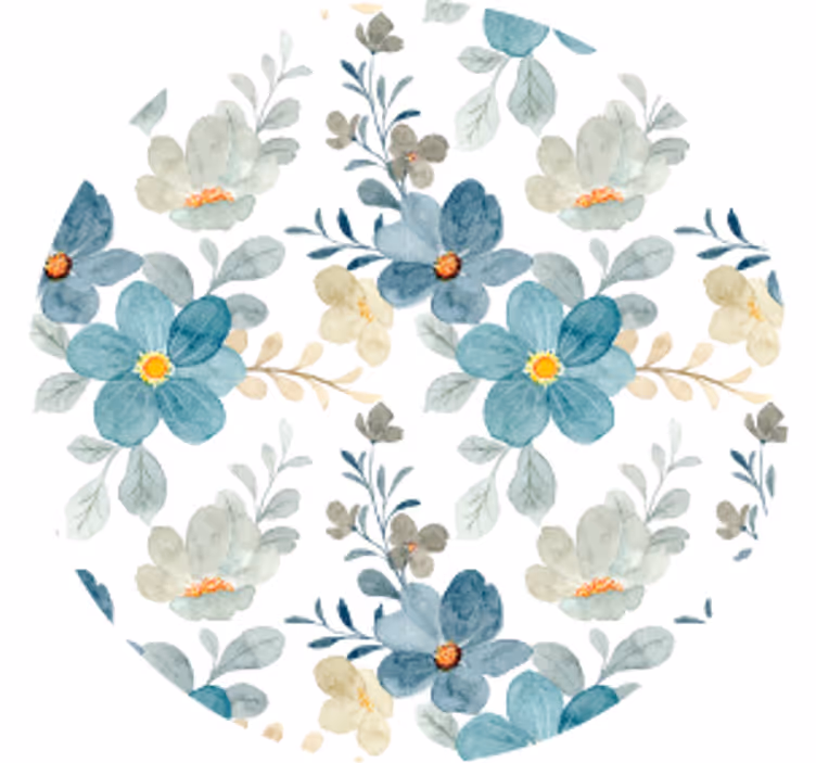 Suporturi pahare moderne cu finisaj texturat botanic - TenStickers