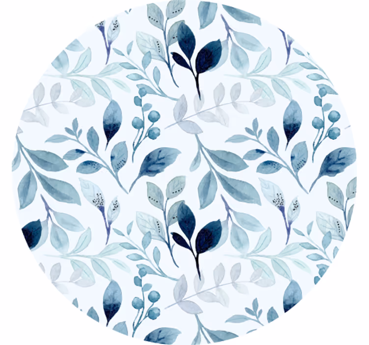Suporturi pahare cu model floral de frunze - TenStickers