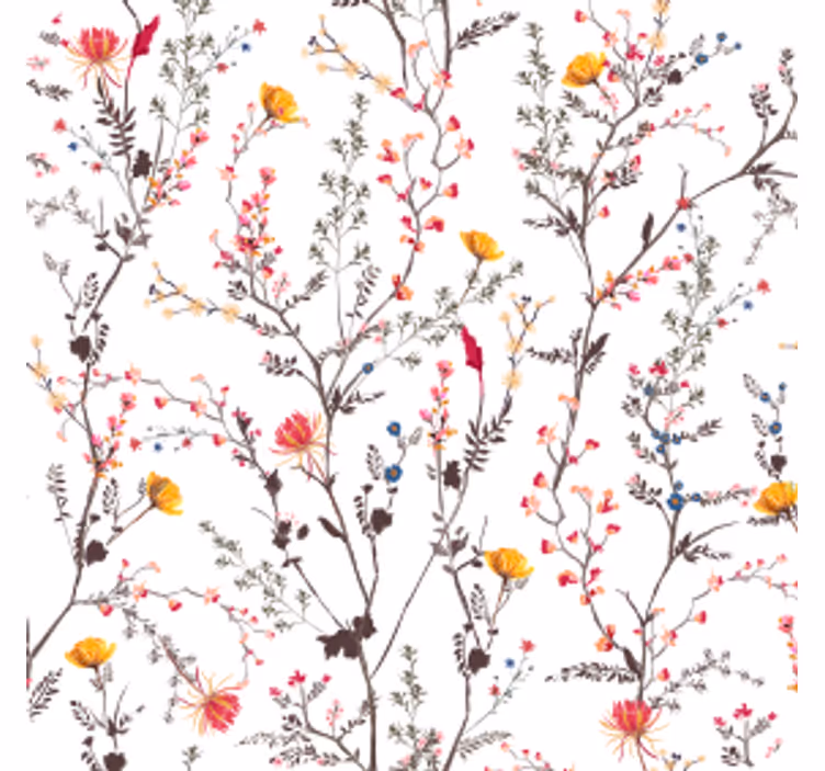 Suporturi pahare cu model ramuri florale - TenStickers