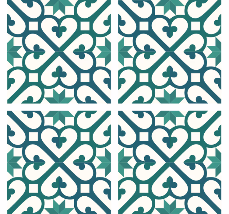 Suporturi pahare cu model geometric complex - TenStickers