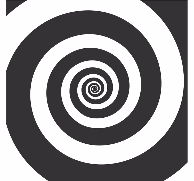 Suporturi pahare cu model spiral contrastant - TenStickers
