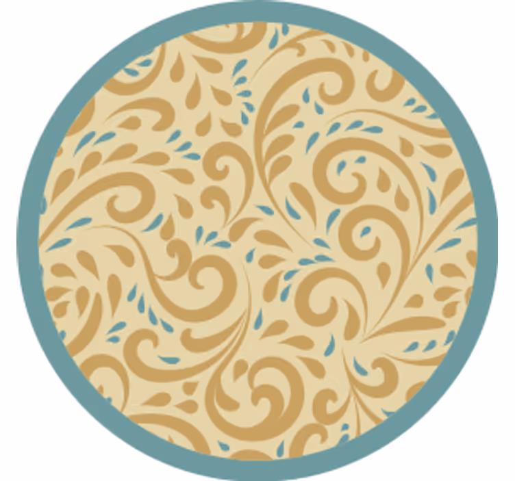 Suporturi pahare inspirație florală elegantă - TenStickers