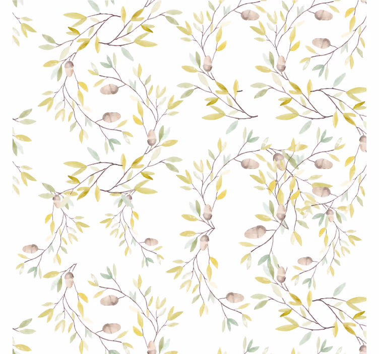 Suporturi pahare cu model de viță florală - TenStickers