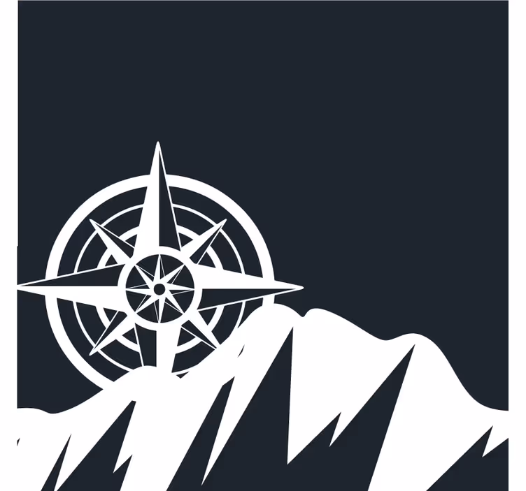 Suporturi pahare geeks vârfurile busolei navigaționale - TenStickers