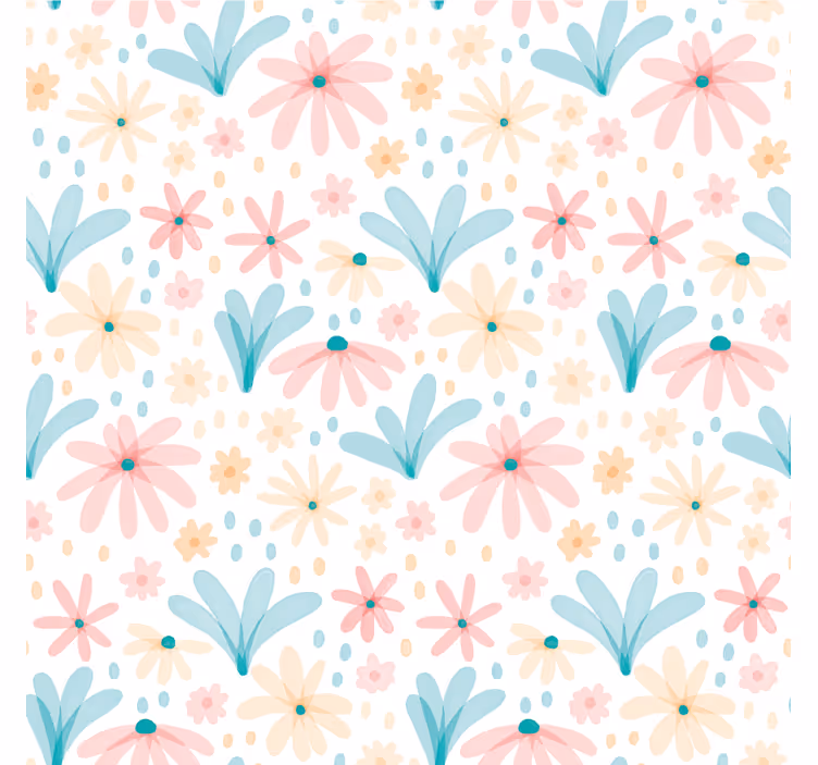 Suporturi pahare cu motiv floral - TenStickers